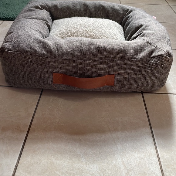 Boots & Barkley Dog Boots Barkley Rectangular Bolster Faux Linen